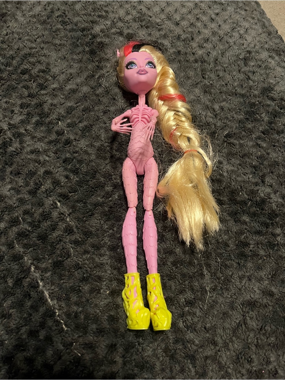 Monster High BONITA FEMUR Freaky Fusion Doll Hybrid Skeleton Moth 2013 No Wings